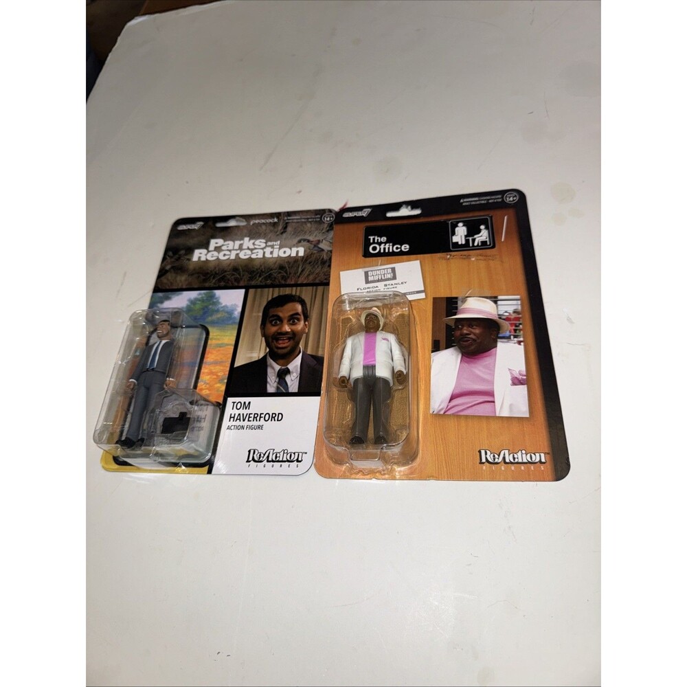 Super7 The Office Florida Stanley ReAction Figure Tom Haverford Parks Recreation - Picture 1 of 7